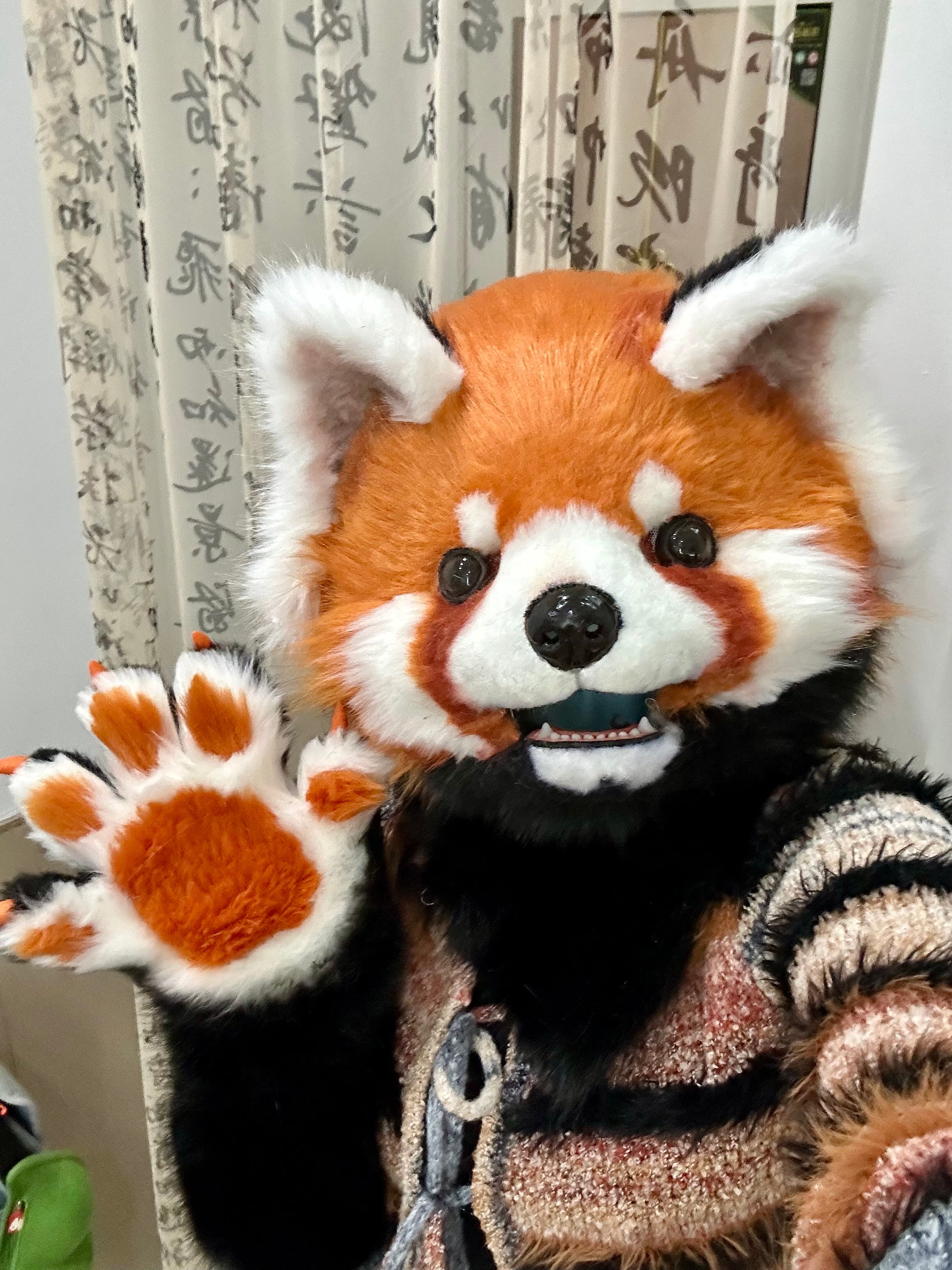 Realistic Red Panda Partial Fursuit – DokiDoki FurryStudio