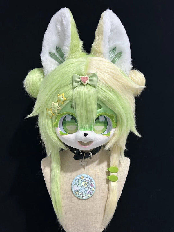 Green Apple Bunny Fursuit