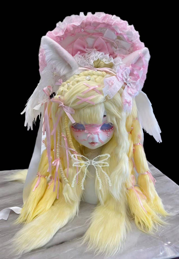 Angel Floss Cake Bonnet Fursuit