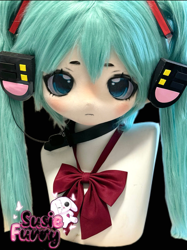 Hatsune Miku Cosplay Head