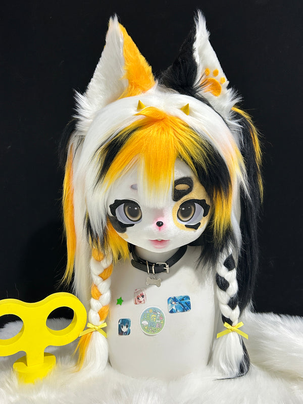 Three Colored Kitten Fursuit