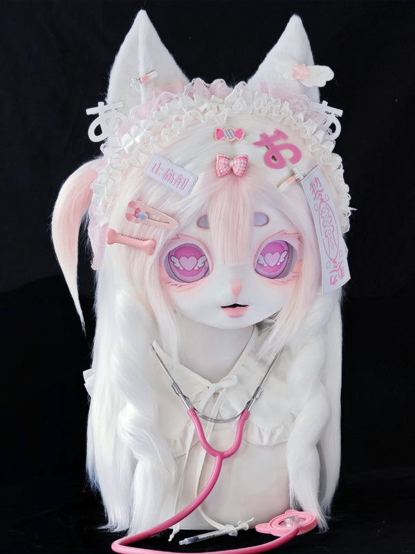 Pink Lamb Fursuit