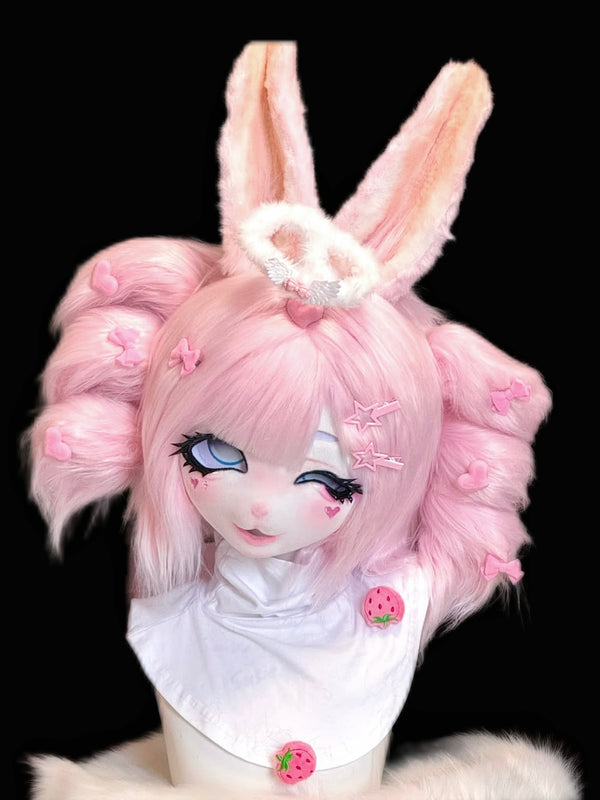 Pink Charming Bunny Fursuit