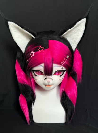 Pink Twin Cat Fursuit