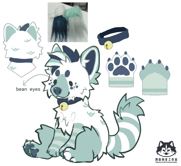 Kemono Dotty-eyed puppy No.216