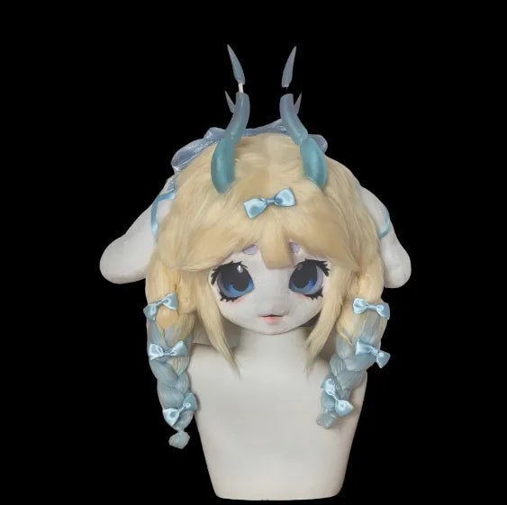 Blue Horn Lamb Fursuit