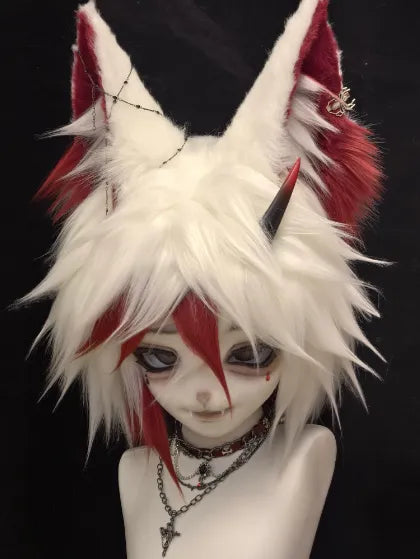 Dark Gothic Fox Fursuit