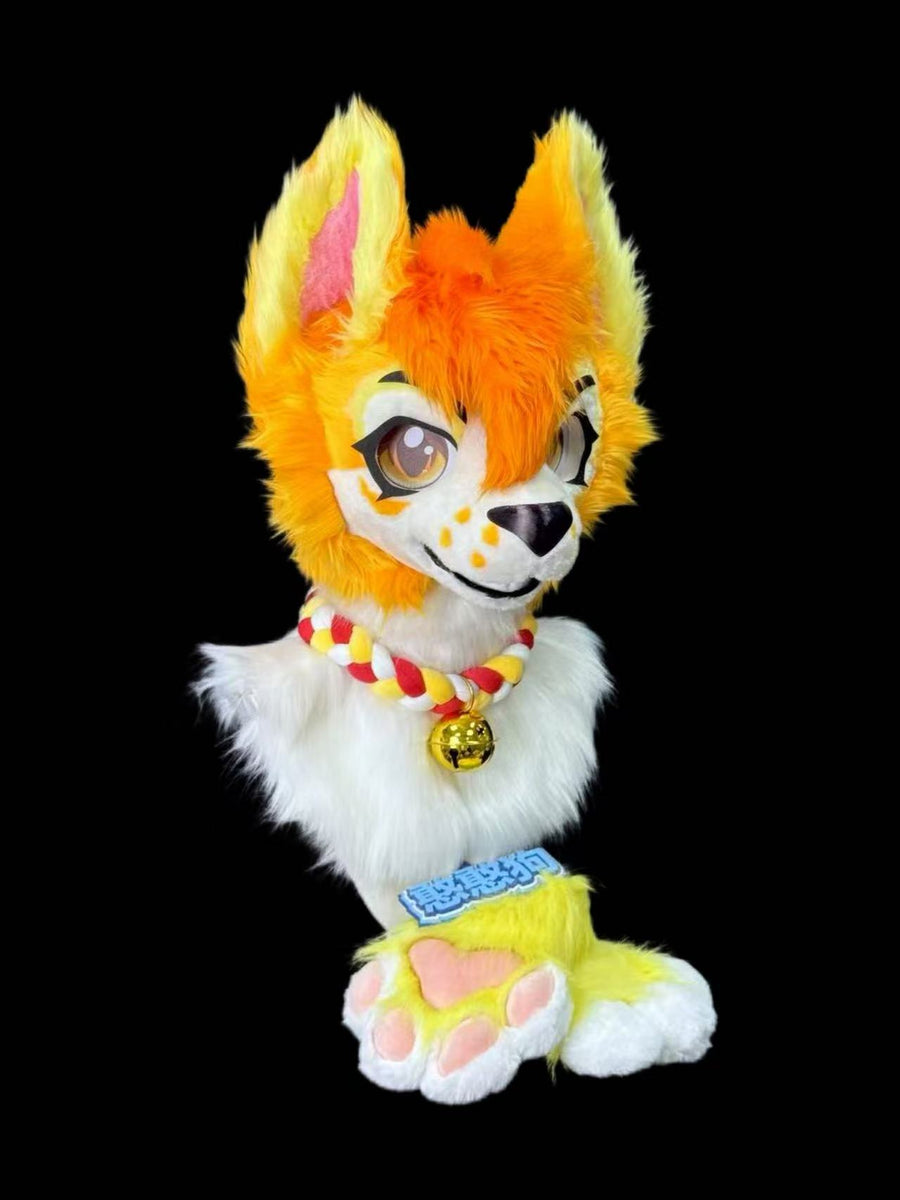 Cute Sunny Wolf Partial Fursuit