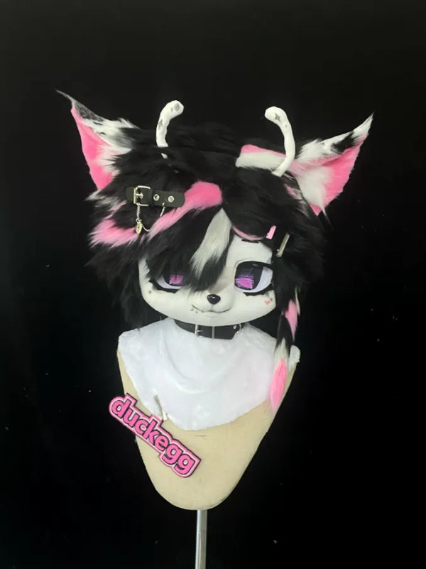 Pastel Mixed Pup Partial Fursuit