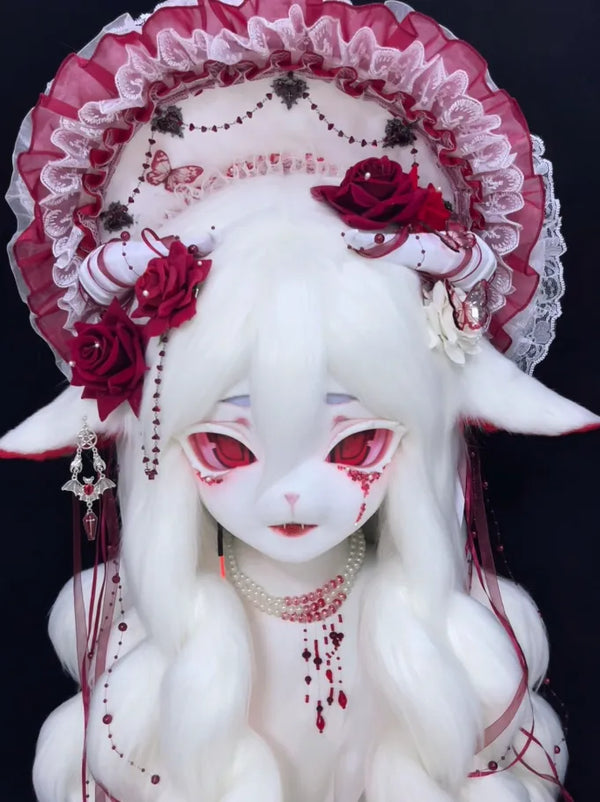 Crimson Rose Lamb Fursuit