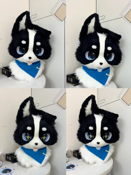 Blue Bandit Pup Fursuit
