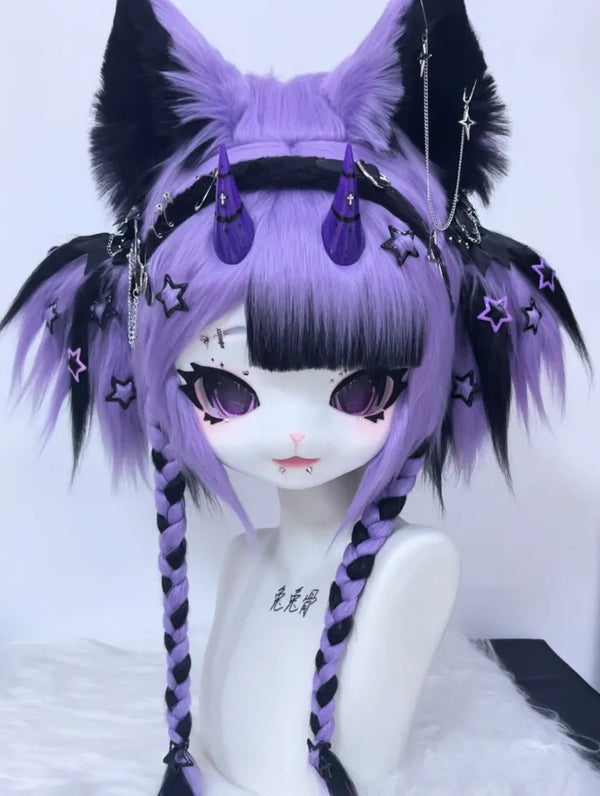 Violet Devil Fox Fursuit