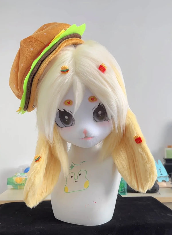 Cute Burger Bunny Fursuit