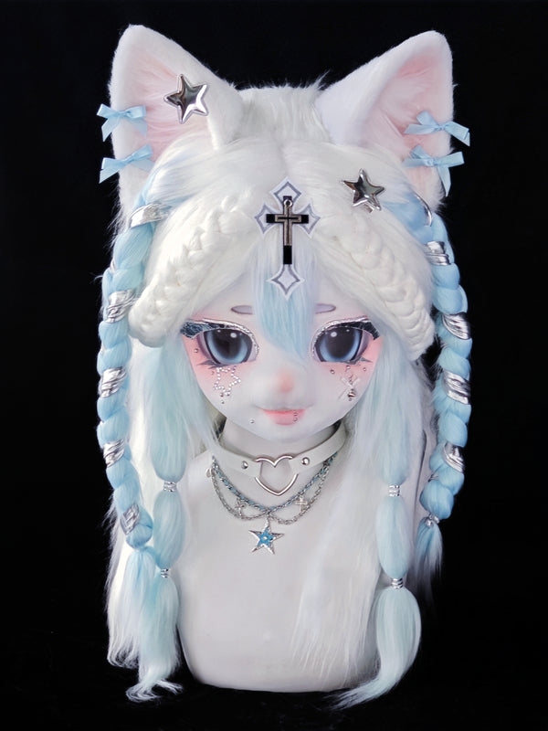 Molly Blue Cat Fursuit