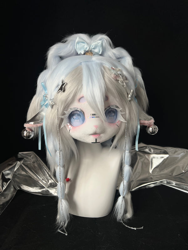 Silver Blue Doll Fursuit