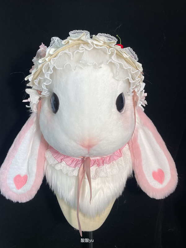 Pink Ears Bunny Fursuit