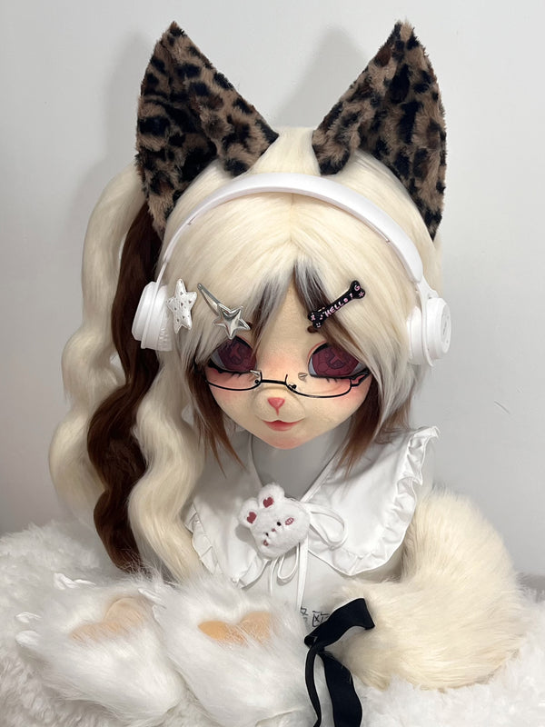 gyaru leopard cat fursuit