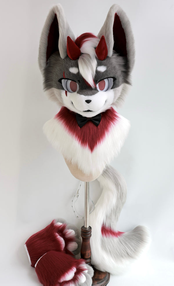 Big Bad Wolf Kemono Fursuit (Head + Paw + Tail)