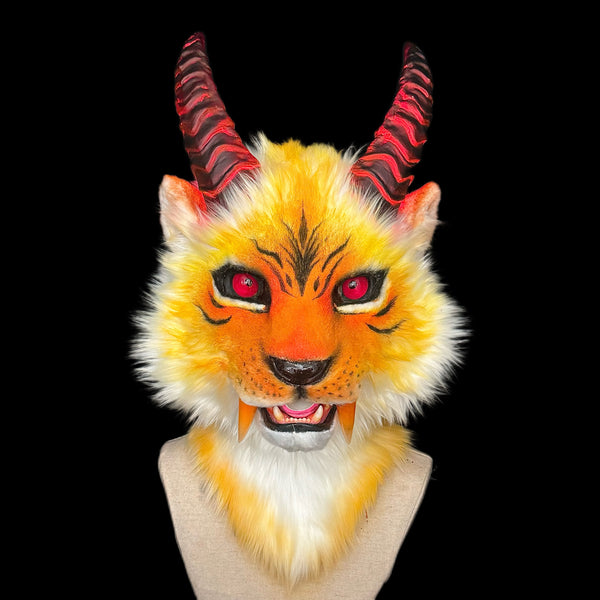 Fantasy Biological Blood Tiger Fursuit (Lighting Horn)