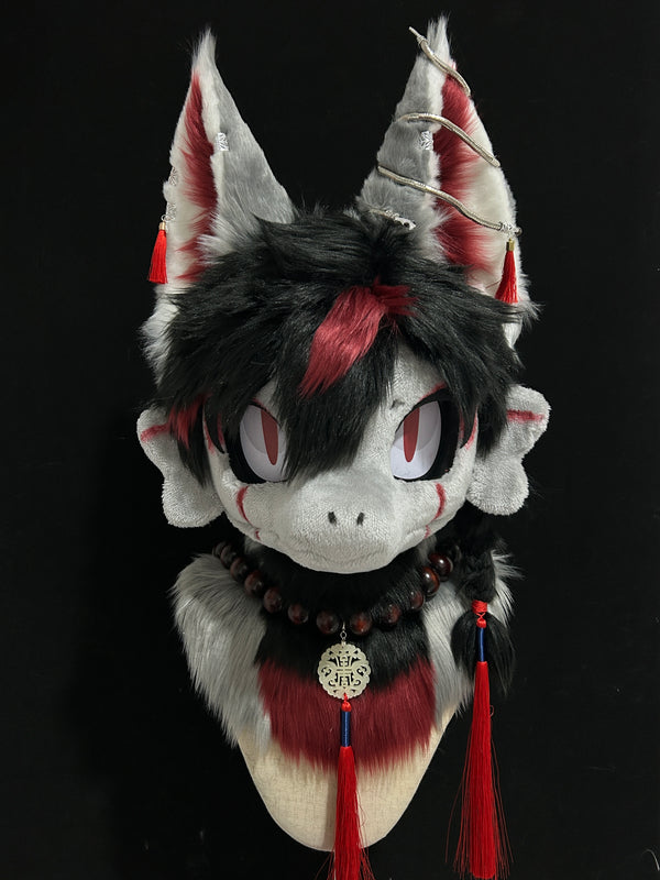 Chinese style jaw dog Fursuit