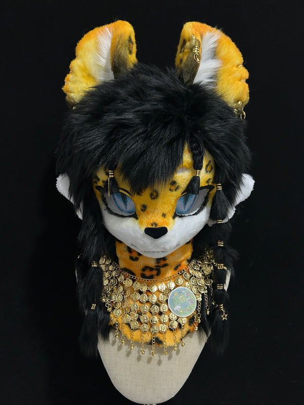 Ancient Roman beauty leopard Fursuit