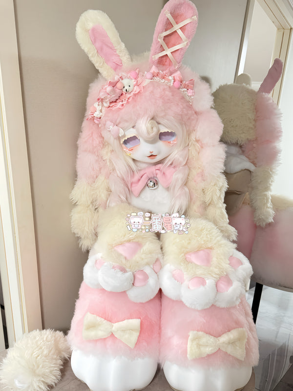 August Apricot Pink Dream Full Set Fursuit