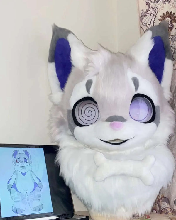 Grinveil Jesterbeast Fursuit - DokiDoki FurryStudio