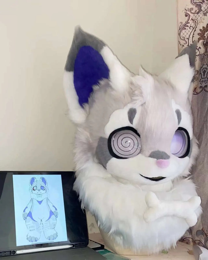 Grinveil Jesterbeast Fursuit - DokiDoki FurryStudio