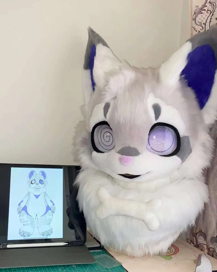Grinveil Jesterbeast Fursuit - DokiDoki FurryStudio