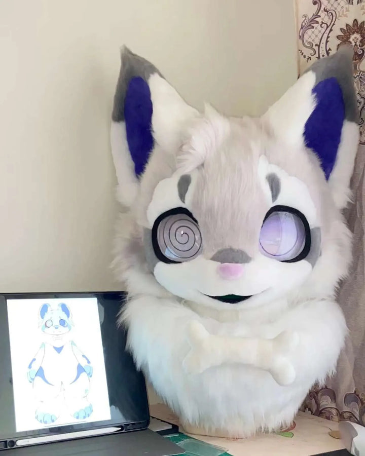 Grinveil Jesterbeast Fursuit - DokiDoki FurryStudio