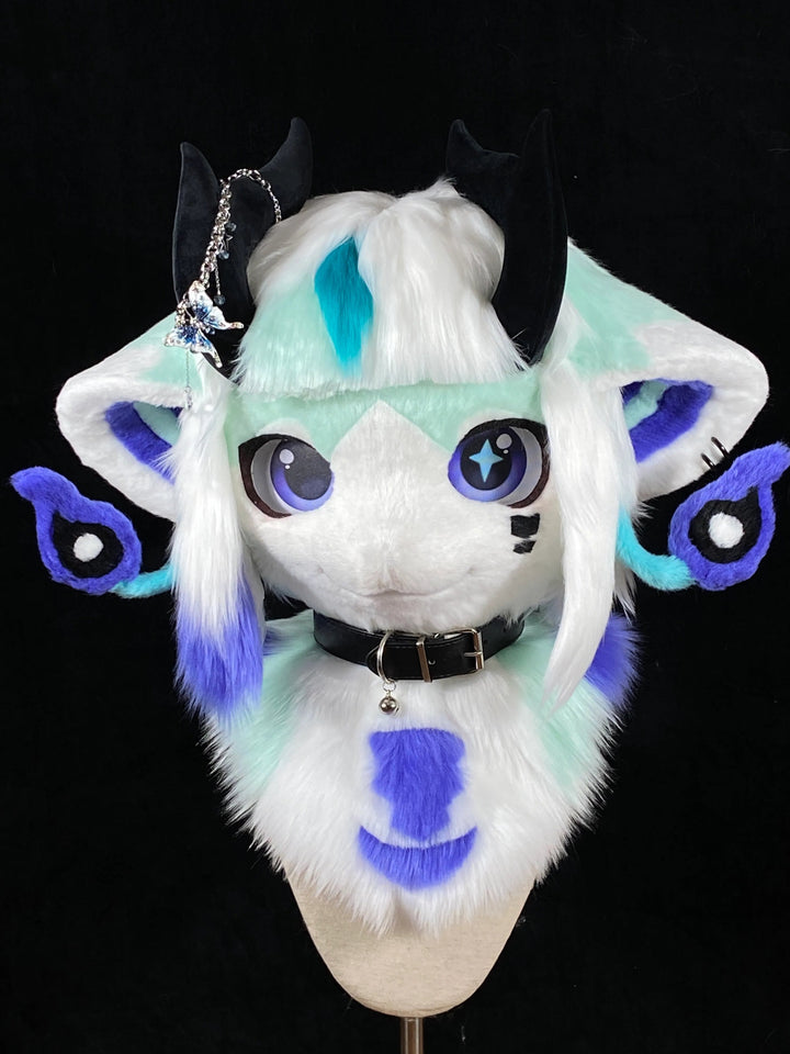 Lunaria Whisper girl– Spirit Doe Fursuit Head - DokiDoki FurryStudio