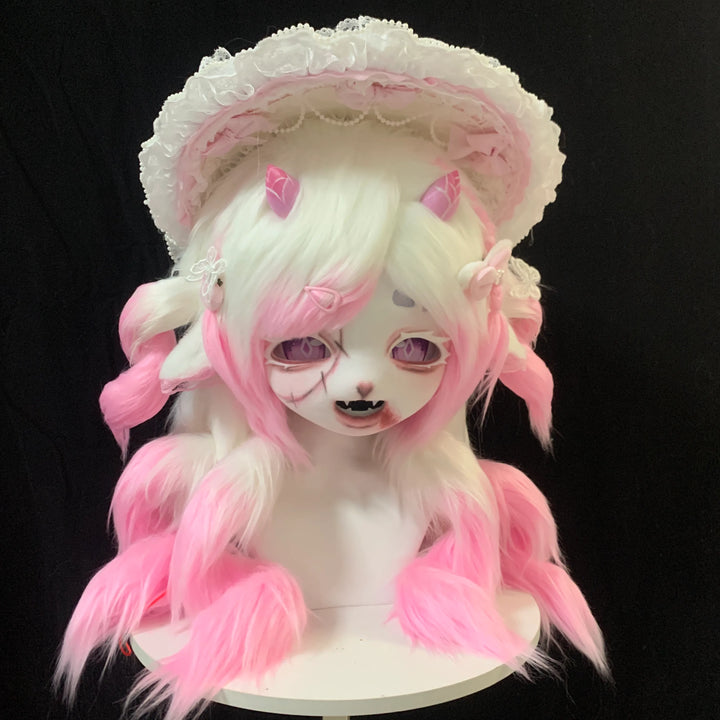 Pink - Lamb Fursuit - DokiDoki FurryStudio