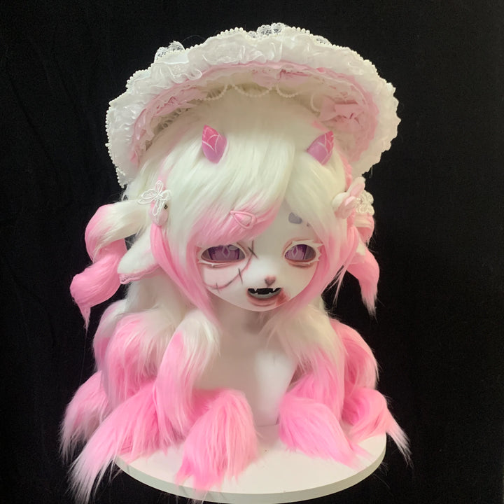 Pink - Lamb Fursuit - DokiDoki FurryStudio