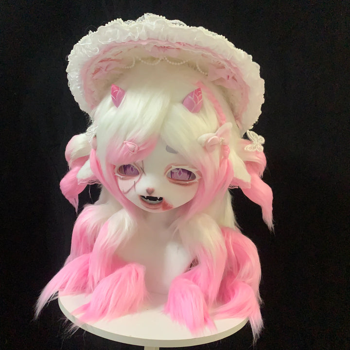 Pink - Lamb Fursuit - DokiDoki FurryStudio