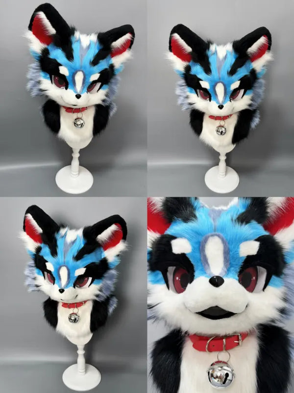 Bell Collar Frost Wolf Fursuit - DokiDoki FurryStudio
