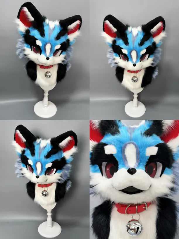 Bell Collar Frost Wolf Fursuit - DokiDoki FurryStudio