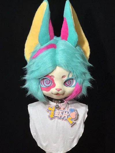 Candy Swirl Bunny Fursuit - DokiDoki FurryStudio