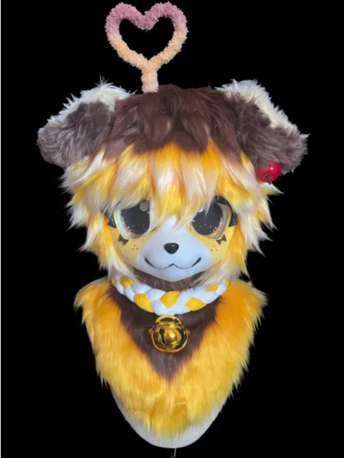 Heart Topped Pup Fursuit