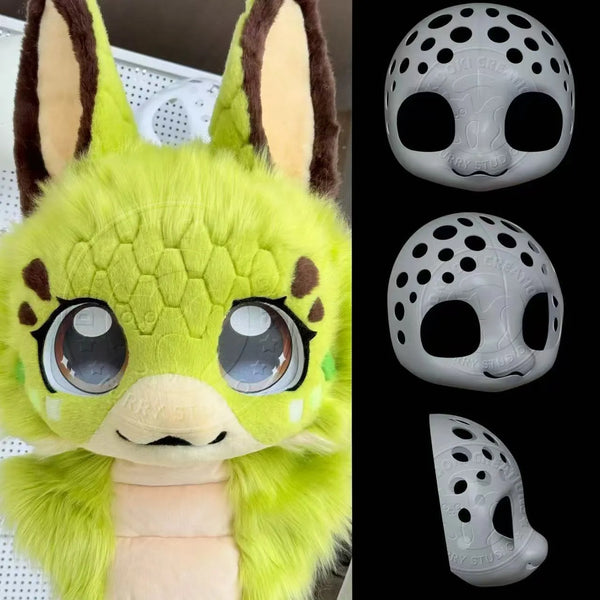 No.2 – PETG 3D Printed – Kemono Feline Fursuit Headbase