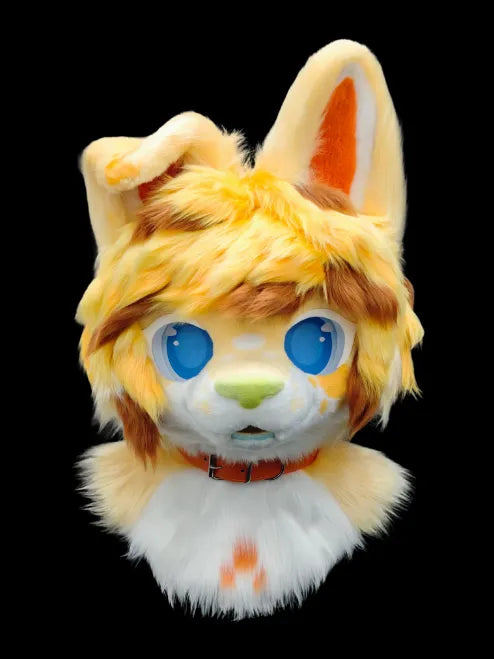 Big Blue Eye Cute Fox Fursuit