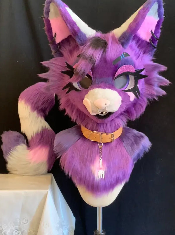 Purple Punk Partial Fursuit