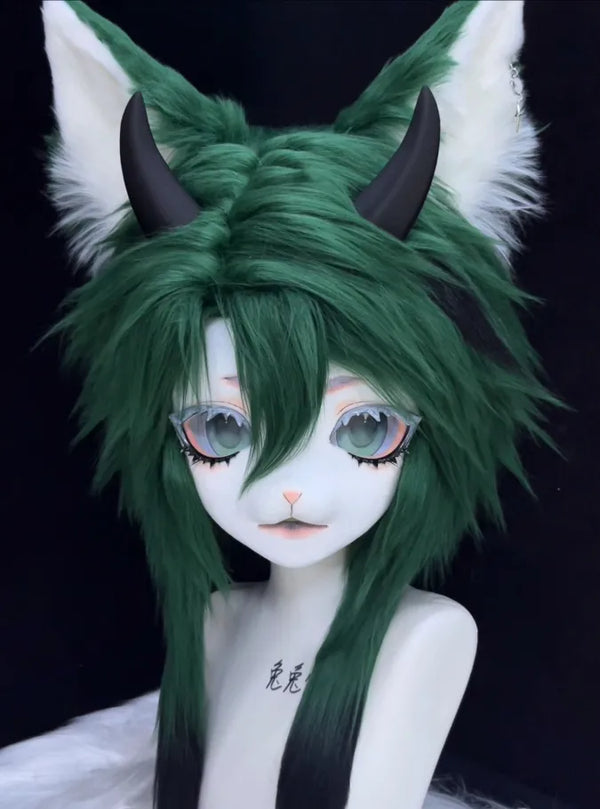 Green Horn Enigma Fursuit