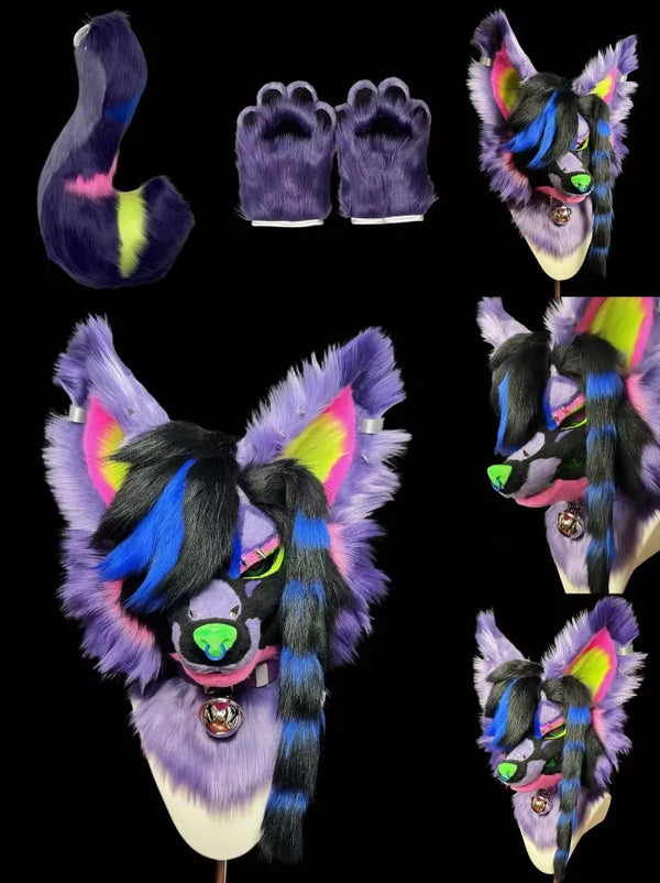 Neon Vortex Full Partial Fursuit