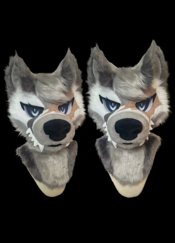 Frost Wild Wolf Partial Fursuit