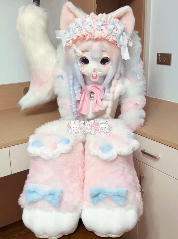 Pastel Lolita Kitten Full Partial Fursuit