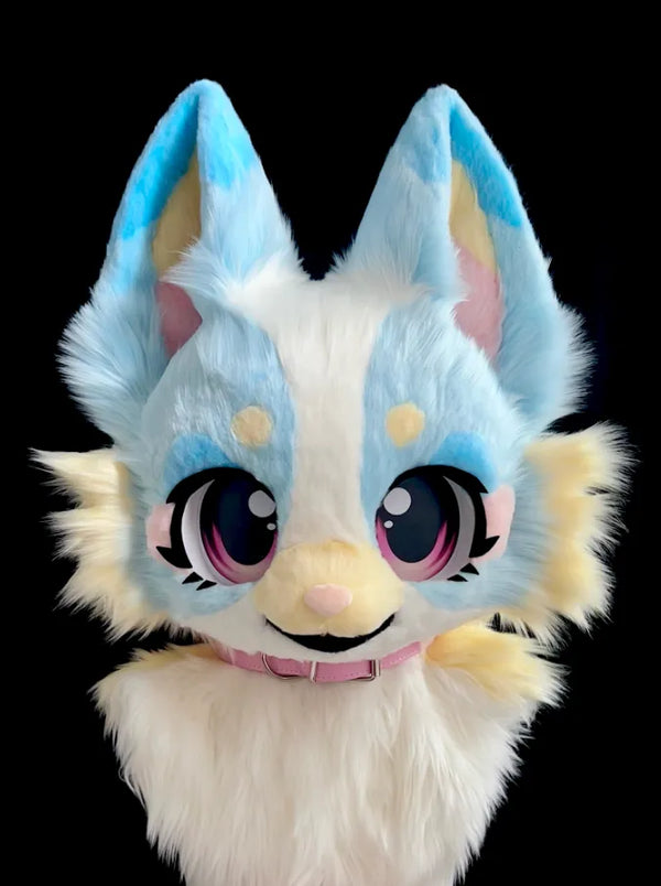Fresh Pastel Pup Partial Fursuit