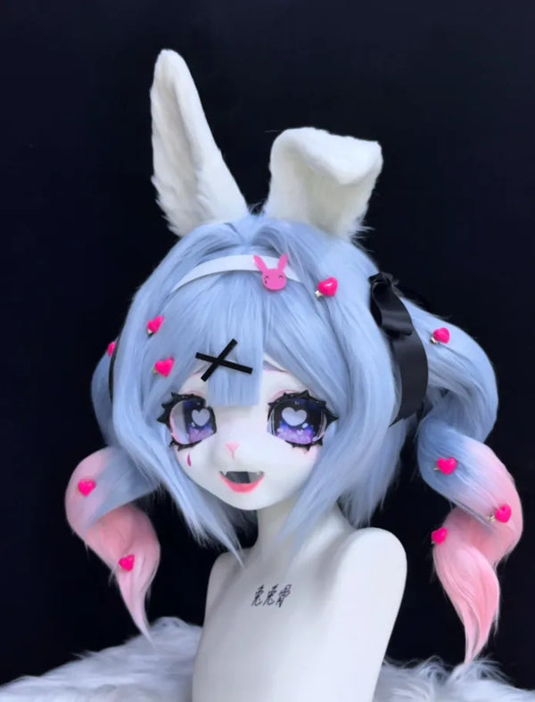 Sweet Dark Bunny Partial Fursuit