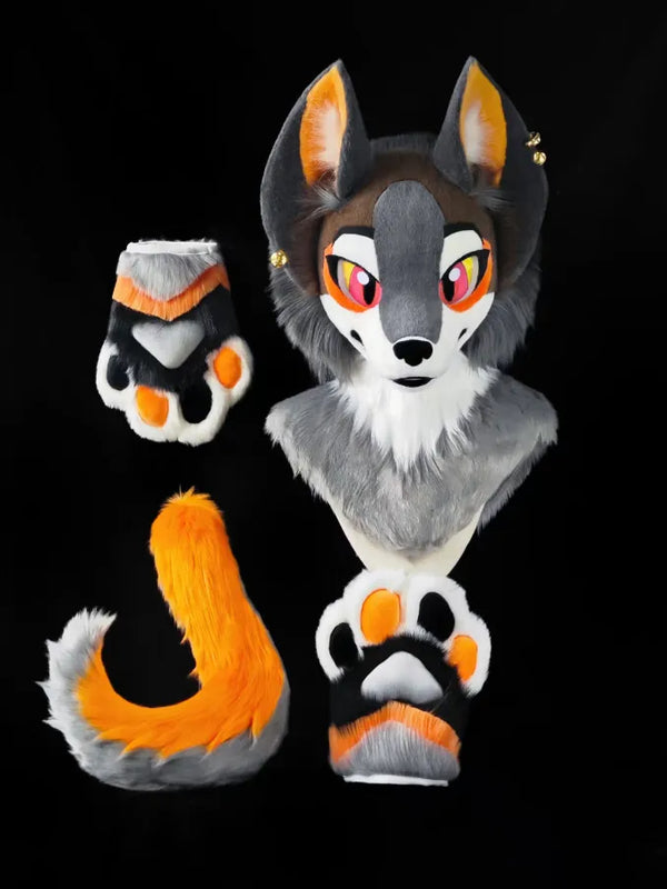 Blaze Paw Canine Full Partial Fursuit