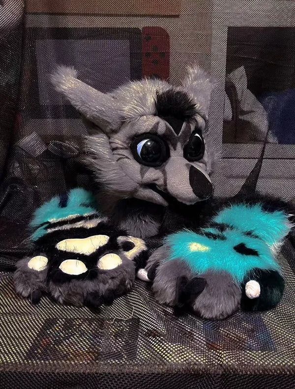 Neon Fantasy Creature Partial Fursuit