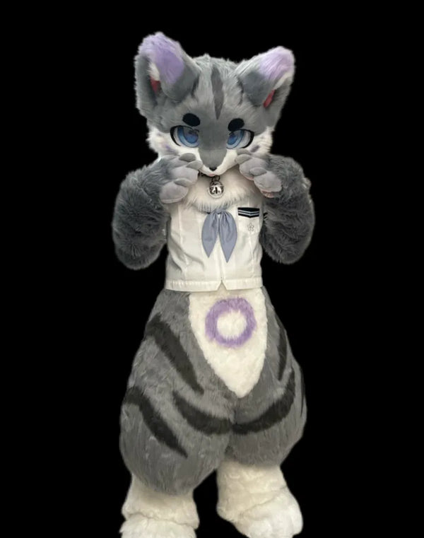 Cute Academy Cat Semi Fullsuit